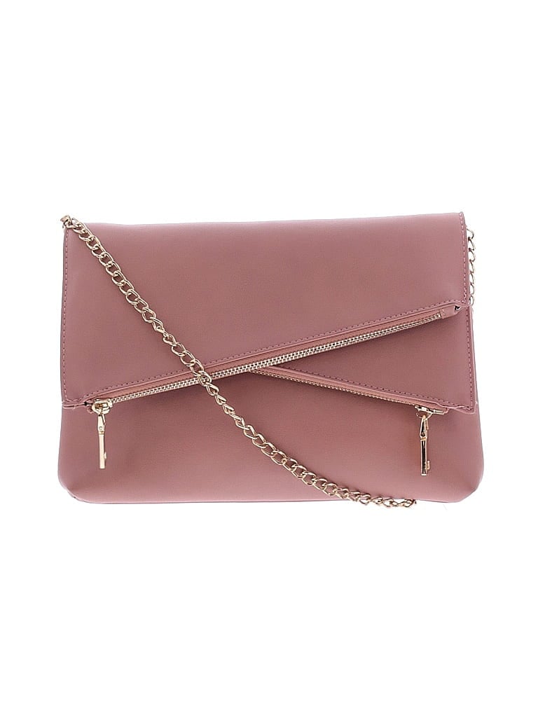 Urban Expressions Solid Pink Crossbody Bag One size - photo 1