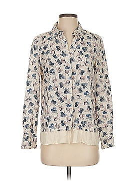 Tory Burch Long Sleeve Silk Top