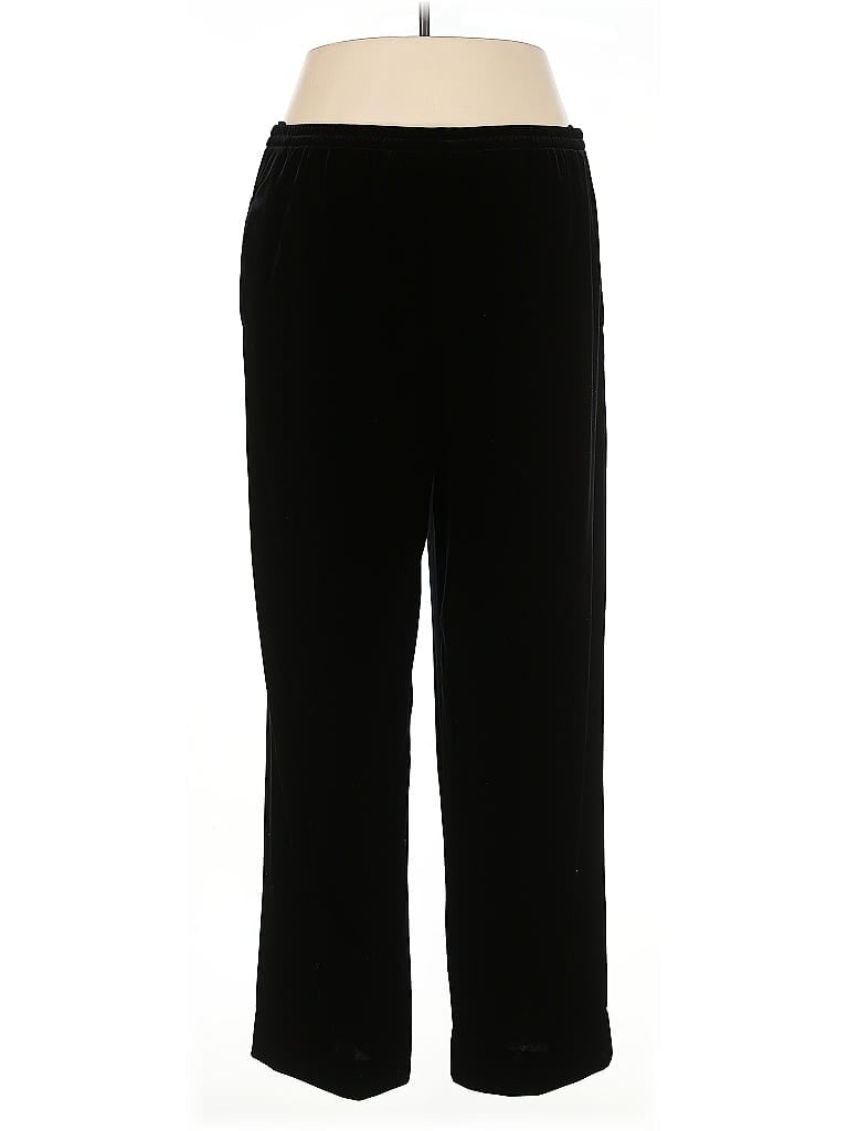 Linda Allard Ellen Tracy Black Casual Pants Size 16 - photo 1