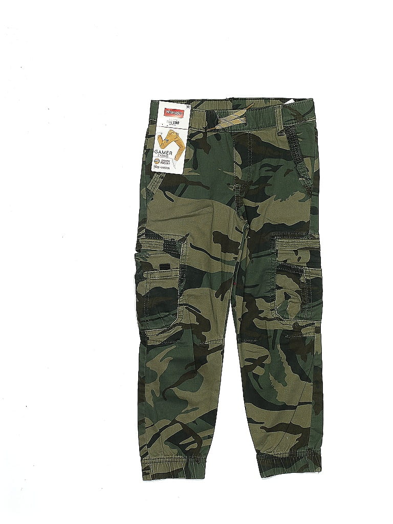 Wrangler Jeans Co Camo Green Cargo Pants Size 6 (big kids) - photo 1