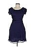 BCBGeneration Solid Blue Cocktail Dress Size 2 - photo 1