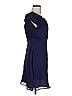 BCBGeneration Solid Blue Cocktail Dress Size 2 - photo 4