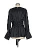 Prabal Gurung Black 3/4 Sleeve Blouse Size 8 - photo 2