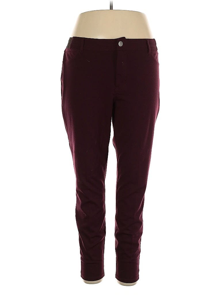 Vera Pant Burgundy Stripe