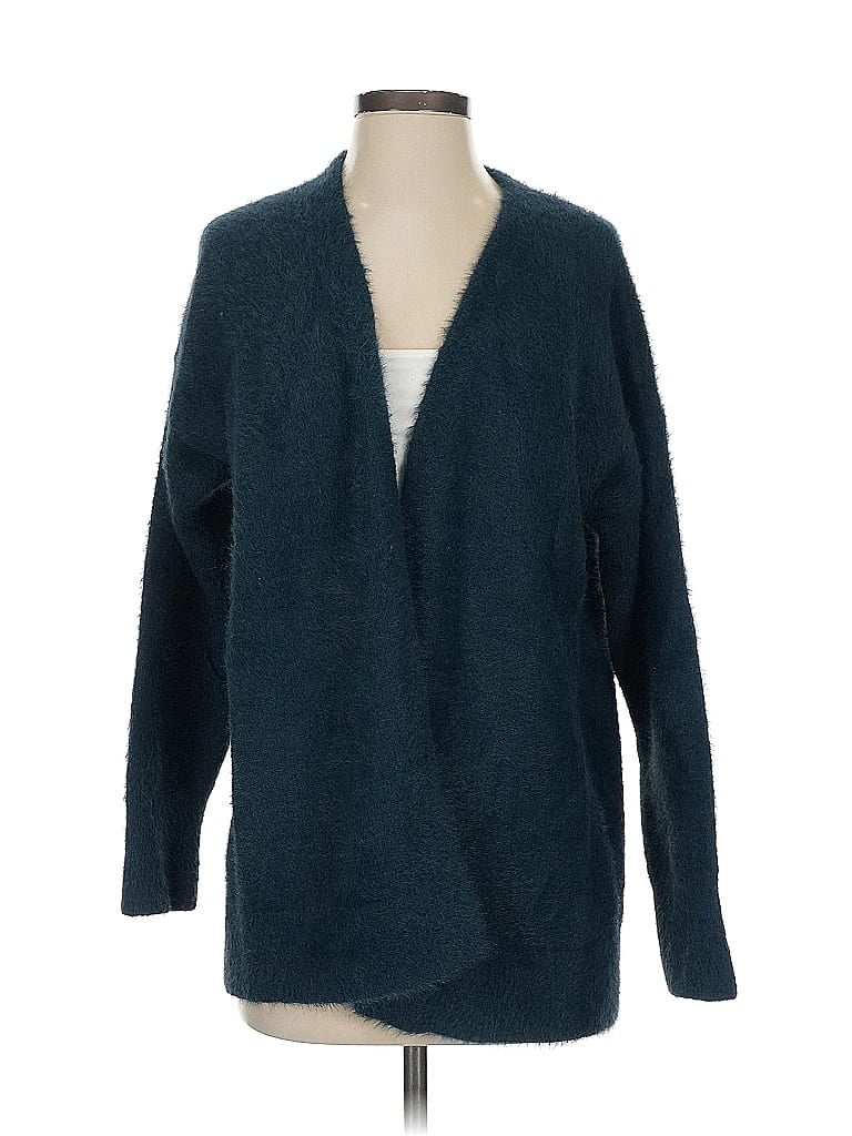Pre-owned Ann Taylor Loft Cardigan Sweater In Blue