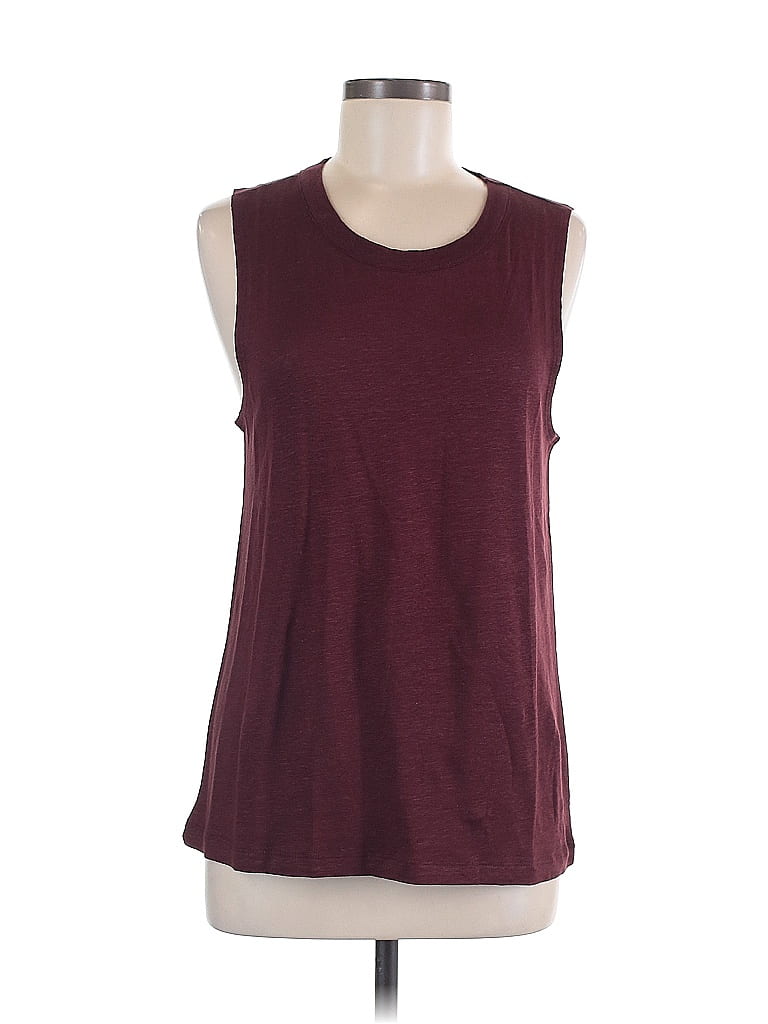 Chaser Burgundy Sleeveless T-Shirt Size M - photo 1