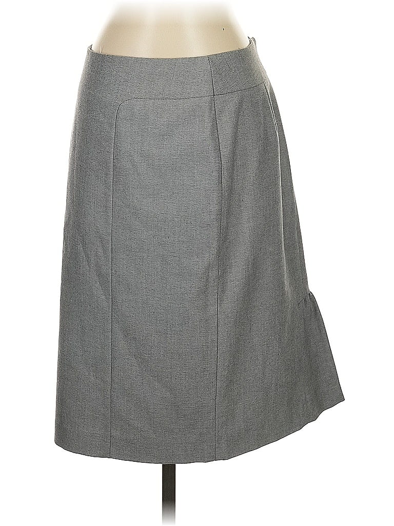 Pre-owned Antonio Melani Formal Skirt In Gray