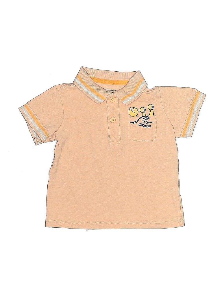 First Impressions 100% Cotton Yellow Short Sleeve Polo 18-24 MO / 24 MO - photo 1