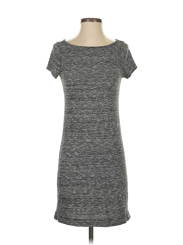 Pre-owned Ann Taylor Loft Casual Dress In Gray