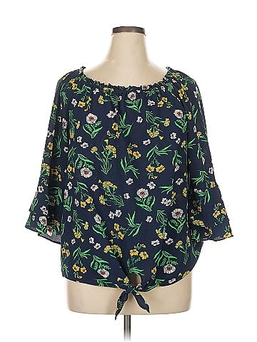 Counterparts 3/4 Sleeve Blouse (view 1)