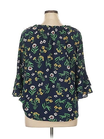 Counterparts 3/4 Sleeve Blouse (view 2)