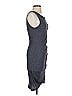 Leith Solid Gray Casual Dress Size S - photo 4