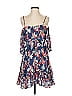 Tanya Taylor 100% Silk Print Blue Casual Dress Size 4 - photo 1