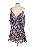 Tanya Taylor 100% Silk Print Blue Casual Dress Size 4 - photo 2