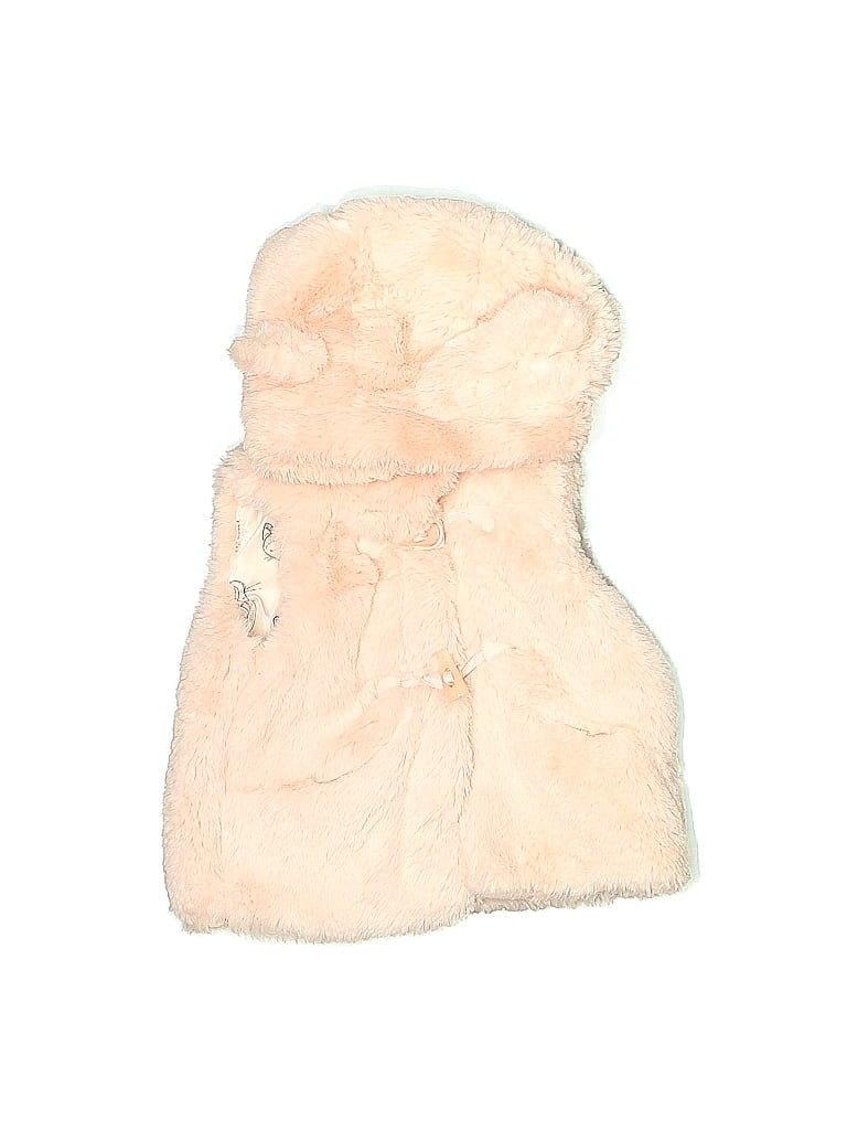 Click to view more detailed imagery on our partner's website Pre-owned Catherine Malandrino Babies' Faux Fur Vest In Pink