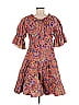 ETRO 100% Cotton Paisley Brown Pink Cocktail Dress Size EU (IT) 46 / US 10 - photo 2
