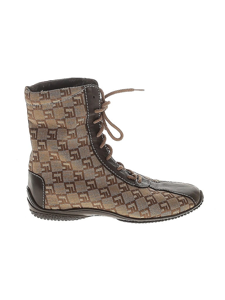 St. John Brown Ankle Boots Size 5 - photo 1