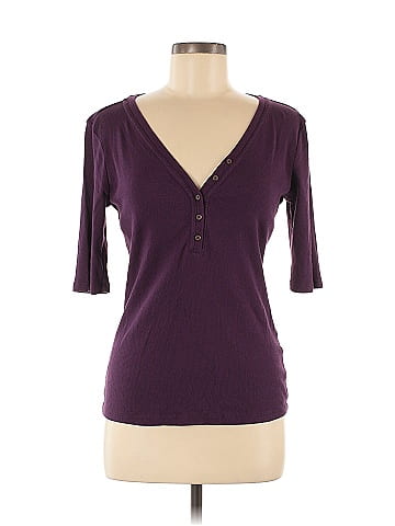 Banana Republic Factory Store Short Sleeve Henley (view 1)