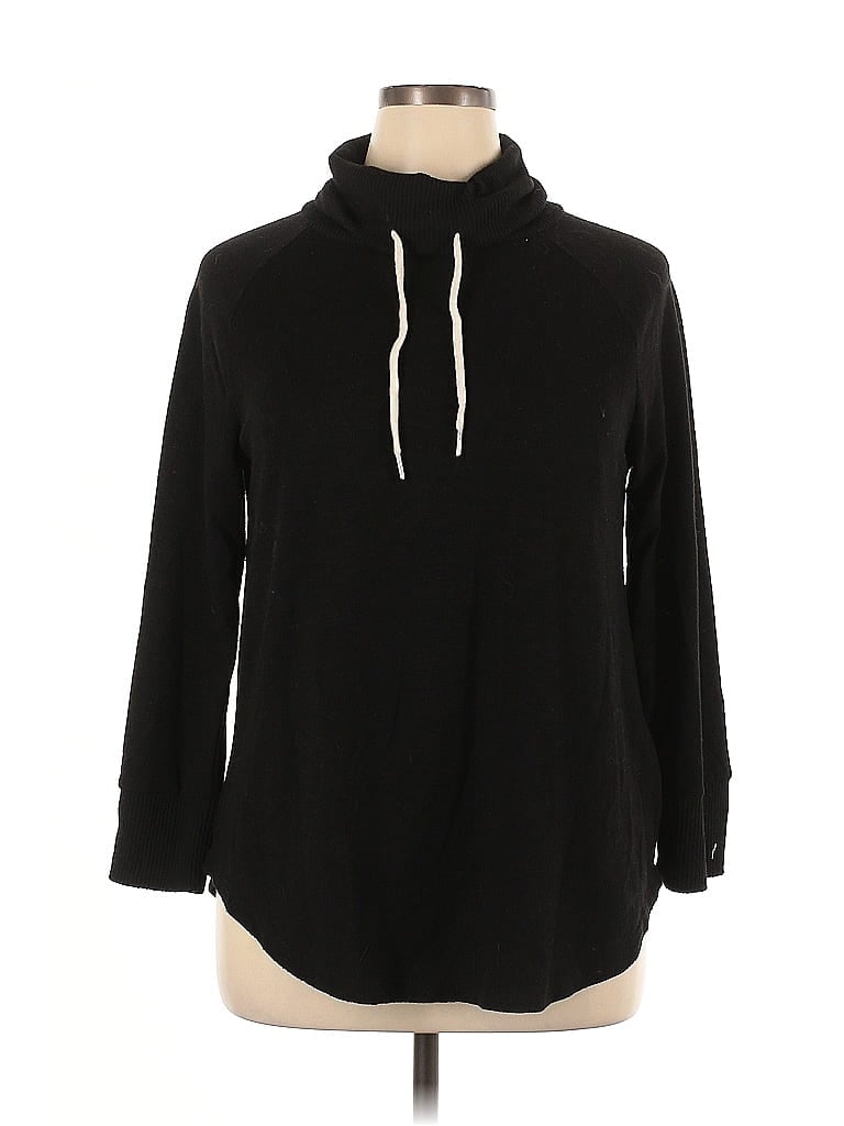 Terra & Sky Black Sweatshirt Size 0X - photo 1