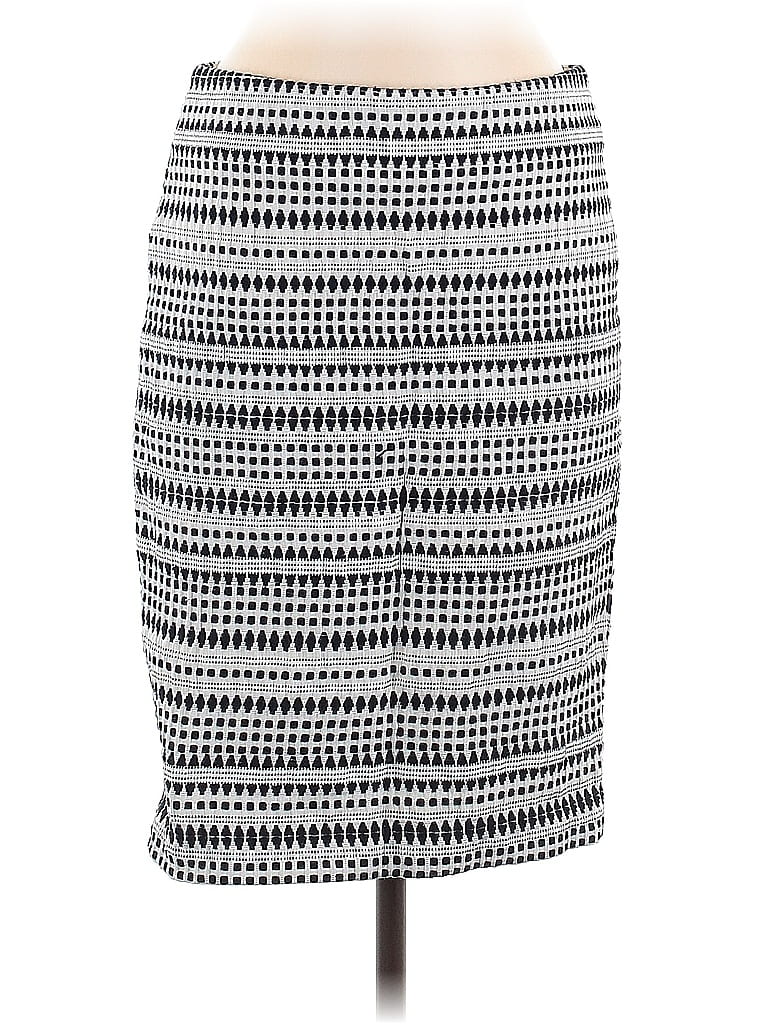 Pre-owned Ann Taylor Loft Casual Skirt In Gray