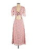 WAYF Floral Pink Casual Dress Size XS - photo 1