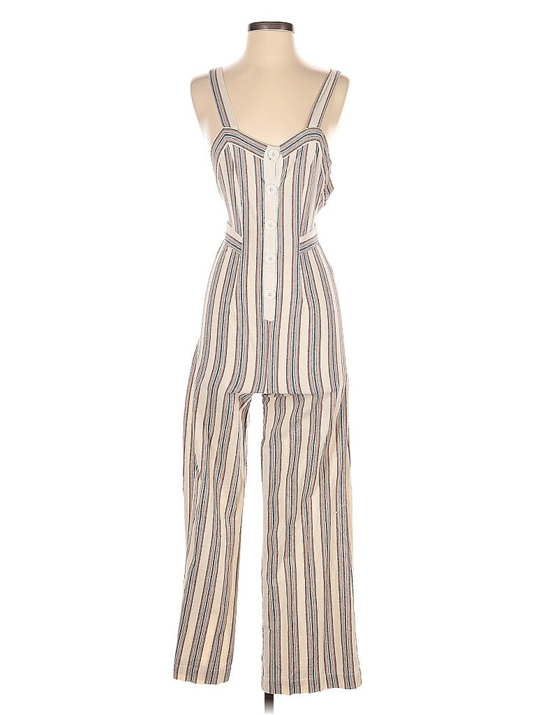 Pre-owned Audrey 3+1 Jumpsuit In White