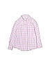 Carter's 100% Cotton Checkered-gingham Pink Long Sleeve Button-Down Shirt Size 8 (big kids) - photo 1