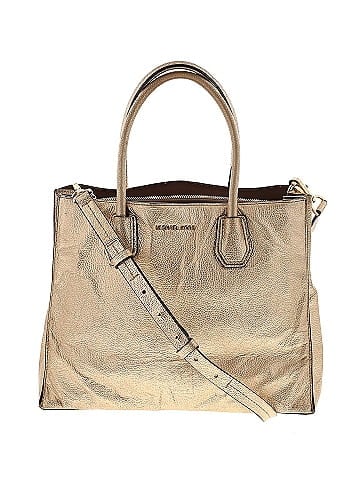 MICHAEL Michael Kors Leather Satchel (view 1)