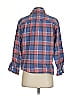 Rivet & Thread Plaid Blue 3/4 Sleeve Blouse Size XS - photo 2