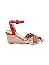 Attilio Giusti Leombruni Red Orange Wedges Size EU (IT) 38 / US 8 - photo 1