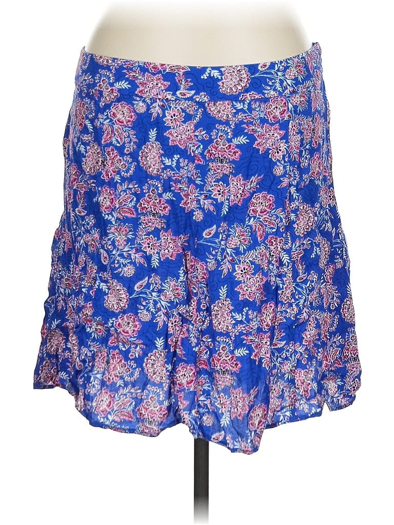 Pre-owned Ann Taylor Loft Casual Skirt In Blue