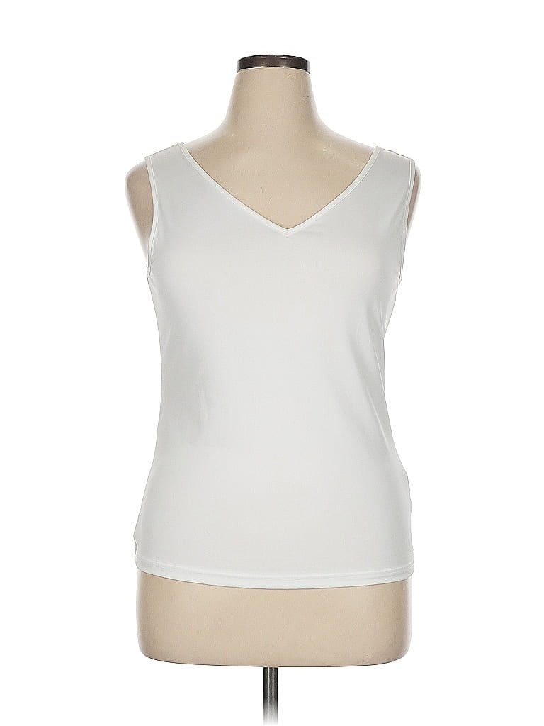 Pre-owned Dolce Vita Sleeveless T-shirt In White