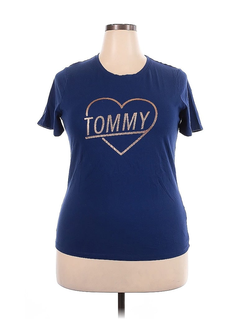 Tommy Hilfiger Sport Blue Short Sleeve T-Shirt Size XXL - photo 1