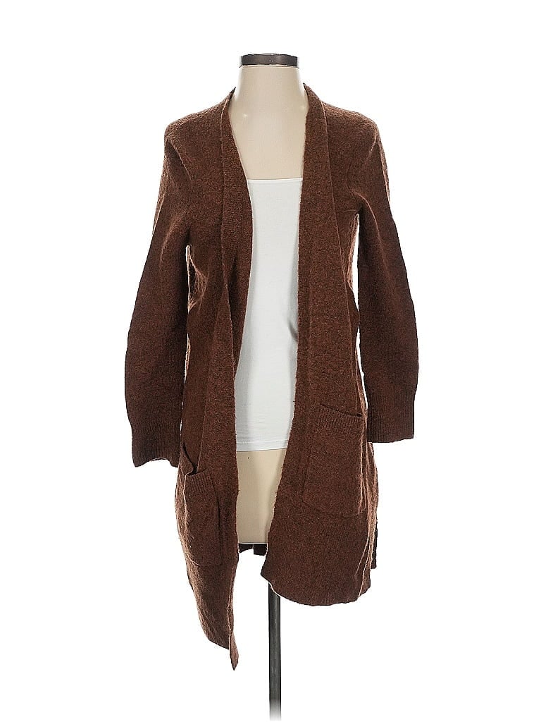 Pre-owned Madewell Cardigan Sweater In Brown