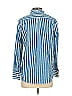 J.Crew 100% Cotton Stripes Blue Long Sleeve Button-Down Shirt Size 4 - photo 2