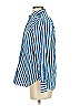 J.Crew 100% Cotton Stripes Blue Long Sleeve Button-Down Shirt Size 4 - photo 5