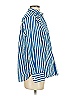 J.Crew 100% Cotton Stripes Blue Long Sleeve Button-Down Shirt Size 4 - photo 4