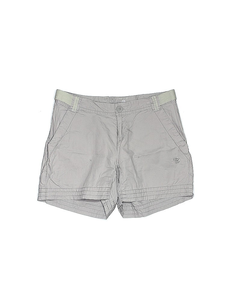 Mountain Hardwear Solid Gray Khaki Shorts Size 2 - photo 1