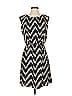 Corey Chevron-herringbone Black Casual Dress Size S - photo 1