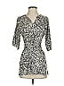 Mara Hoffman 100% Silk Gray 3/4 Sleeve Silk Top Size XS - photo 1