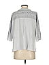 Pol Gray 3/4 Sleeve Blouse Size S - photo 2