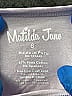 Matilda Jane Gray 3/4 Sleeve T-Shirt Size 6 (big kids) - photo 3