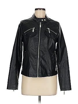 Jou Jou Faux Leather Jacket