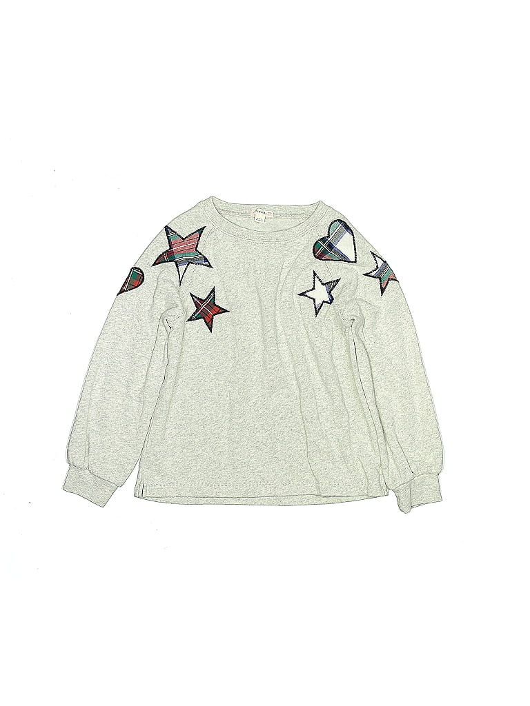 Crewcuts Silver Long Sleeve T-Shirt Size 10 - photo 1