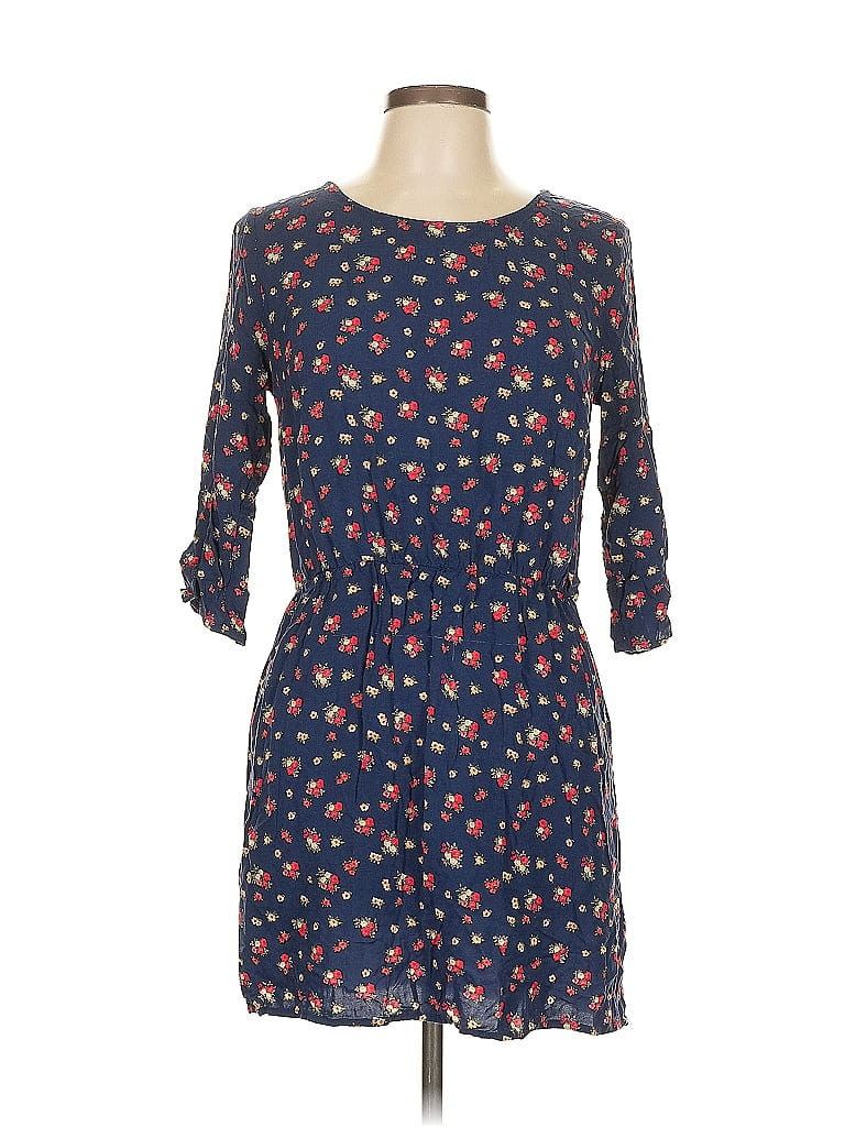 Robe Baseball Divided By H&M - Taille 8 - Noire Et Bleue à Rayures - Occasion En Excellent état