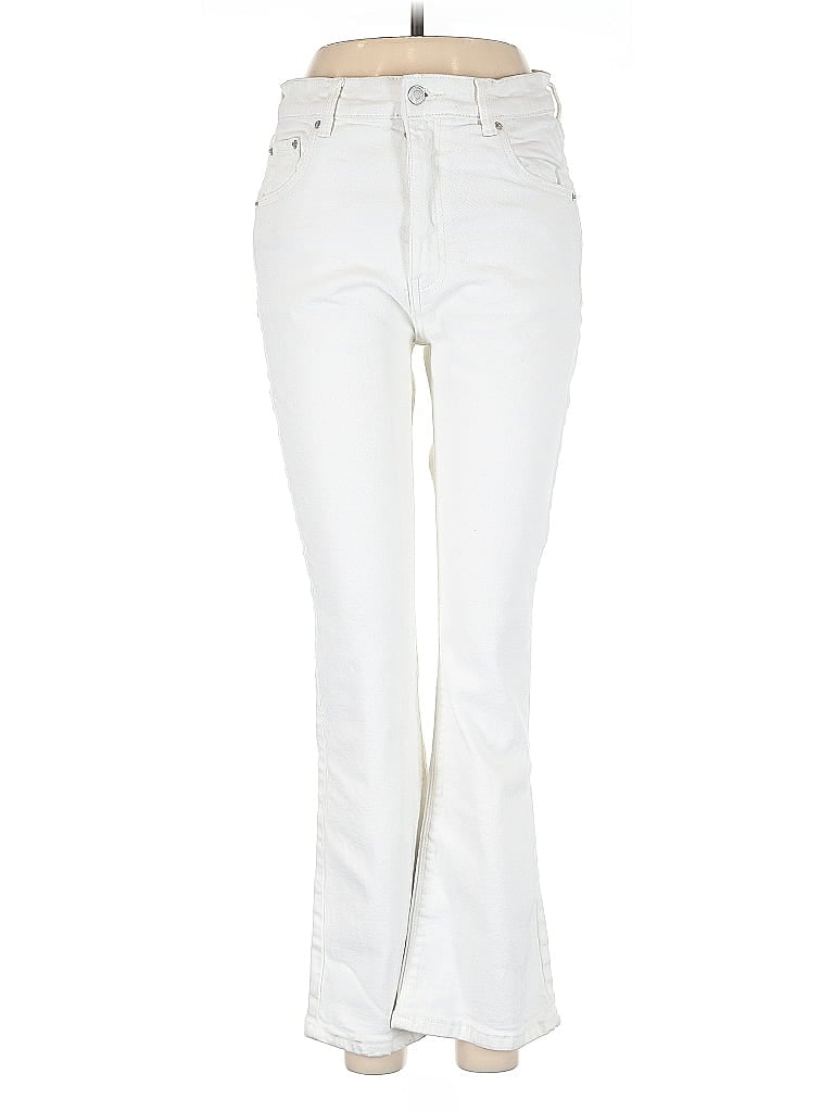 Pre-owned Pull & Bear Jeans In White