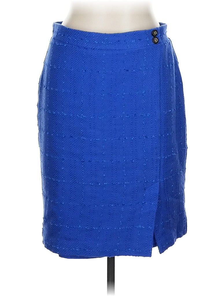 Pre-owned Ann Taylor Casual Skirt In Blue