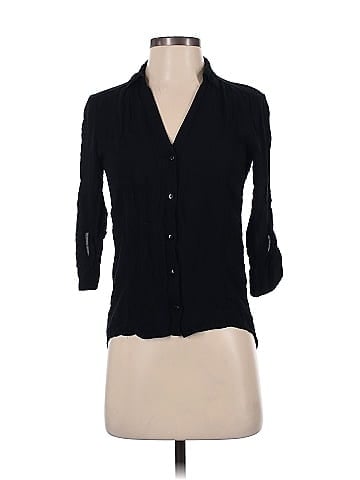 YMI 3/4 Sleeve Button-Down Shirt (view 1)