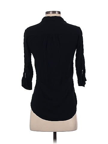 YMI 3/4 Sleeve Button-Down Shirt (view 2)