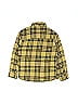 Zara Kids 100% Cotton Plaid Yellow Long Sleeve Button-Down Shirt Size 10 - photo 2